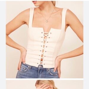 Reformation sawyer top